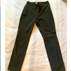 Babaton Size 4 Dark green corduroy pant
